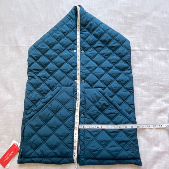 NEW Puffer Hug 418 Blue Scarf Vest Unisex NWT - Picture 10 of 13